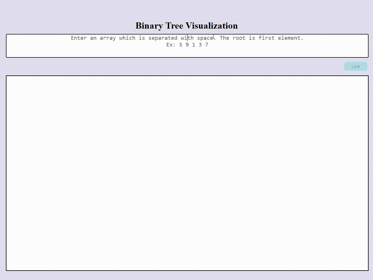 Binary Tree Visualizer Project